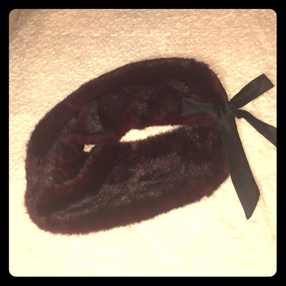 Faux fur wrap
